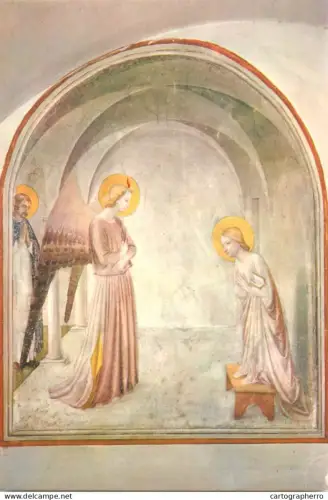 A5402 Religious fine art Annunciation di Beato Angelico