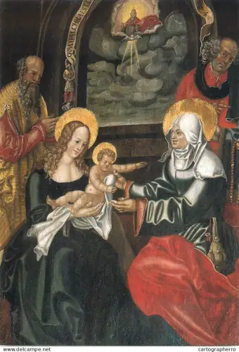 A5402 Religious fine art Germanh Dinkelsbuhl St Georg Heilige Sippe