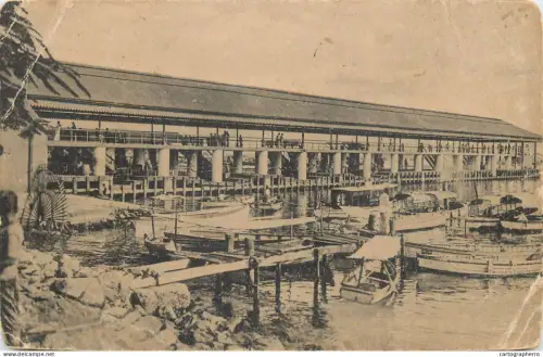 A5439 Sri Lanka (Ceylon) Colombo harbour and jetty