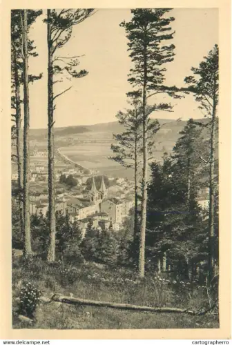 A5438 France La Louvesc (Ardeche) forest scenery vue generale