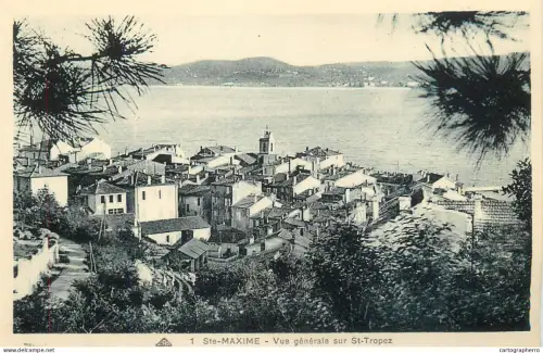 A5437 France Ste Maxime vue generale sur St Tropez