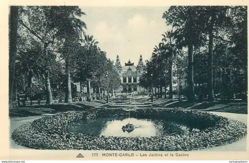 A5437 Monaco Monte Carlo Les Jardins et le Casino