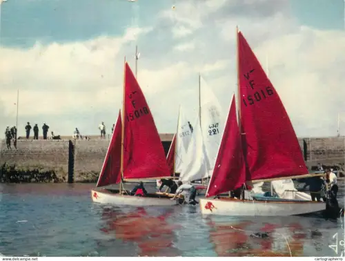 A5419 France Ile Tudy (Finistere) sailing boats