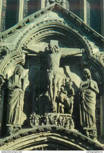 A5415 Norway Trondheim Nidaros Cathedral - the crucifixion by Wilhelm Rasmussen