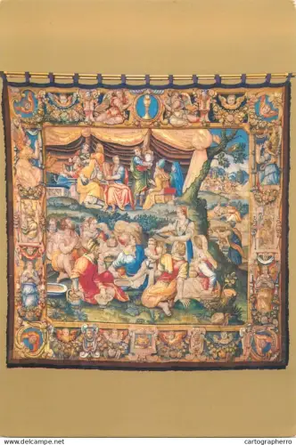 A5414 Italy Arazzo del Duomo di Como La Manna del Deserto