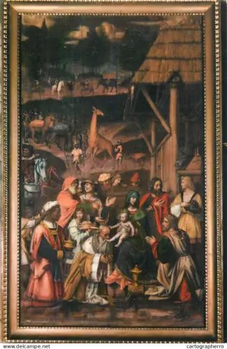 A5414 Italy Como Duomo Adorazione dei Magi XV century Bernardino Luini