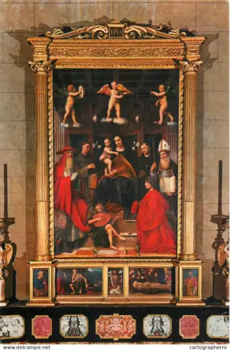 A5414 Italy Como Duomo La Pala di S. Gerolamo XVI century di Bernardino Luini
