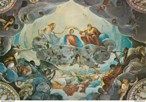 A5414 Italy Como Duomo Affresco del Morazzone (Assunzione)