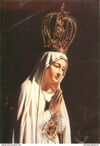 A5410 Austria Wien Franziskanerkirche Statue Konigin des heilige "Rozenkranzes"