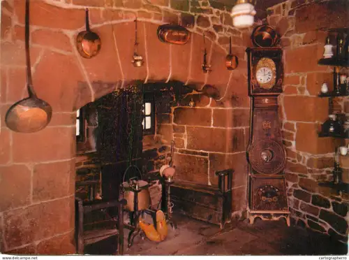 A5409 France Collonges la Rouge (Correze) Auberge "Le Cantou" cheminee ancienne