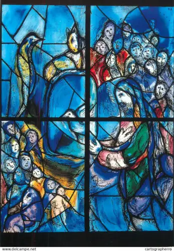 A5408 Religious fine art Mainz Pfarrkirche St Stephan Marc Chagall Noah