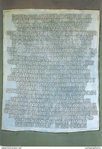 A5408 Religious fine art Sonnengesegang 1956 manuscript