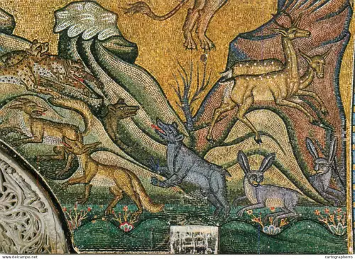 A5408 Religious fine art Venezia Basilica di S Marco Noah's Arch detail aspect