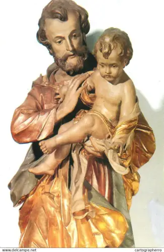 A5407 Religious fine art Joseph mit Kind