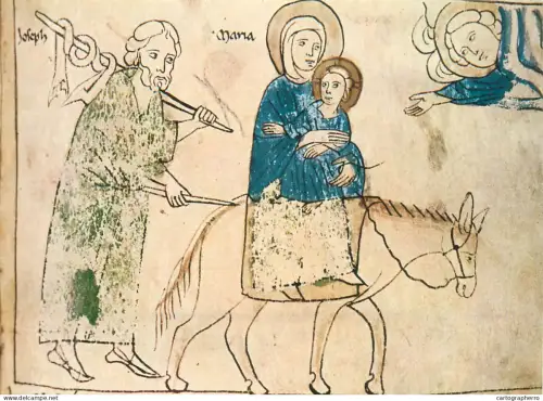 A5407 Religious fine art Flucht nach Aegypten