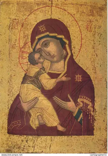 A5405 Religious fine art Wladimirskaja um 1650 Moskauer Schule