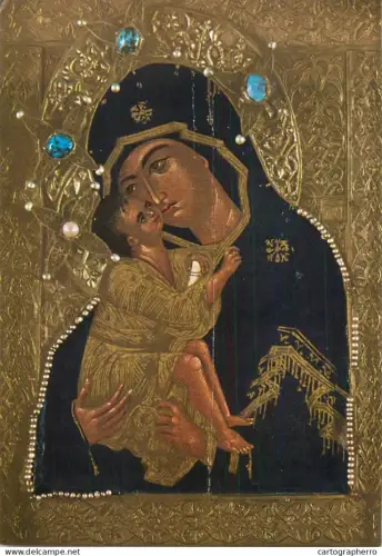 A5405 Religious fine art Donskaja russische Ikone XVIII century