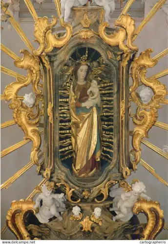 A5405 Religious fine art Wallfahrtskirche Maria Limbach Gnadenbild im Altar