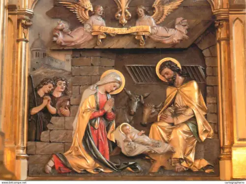 A5405 Religious fine art Austria Maria Trost in Fernitz bei Graz Geburt Christi