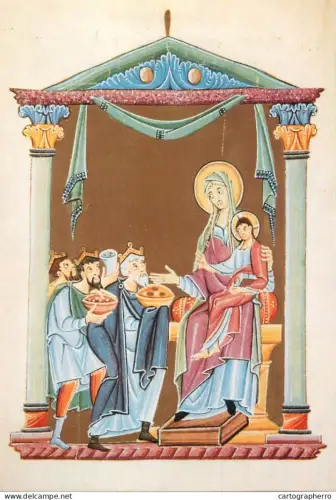 A5405 Religious fine art Die Heilige Drei Konige X century