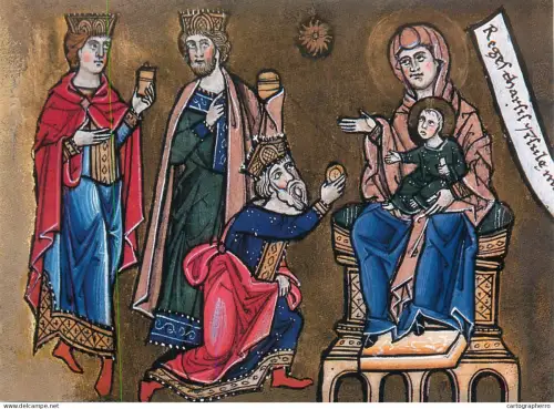 A5405 Religious fine art Anbetung der Konige