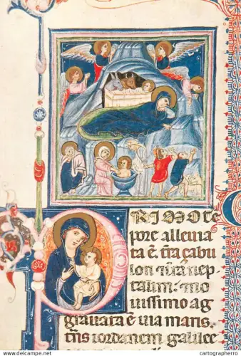 A5405 Religious fine art Geburt Christi Hymnarium