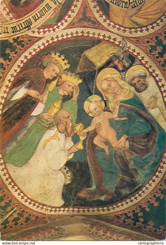 A5405 Religious fine art Geburt Christi Anbetung der Heilige Konige