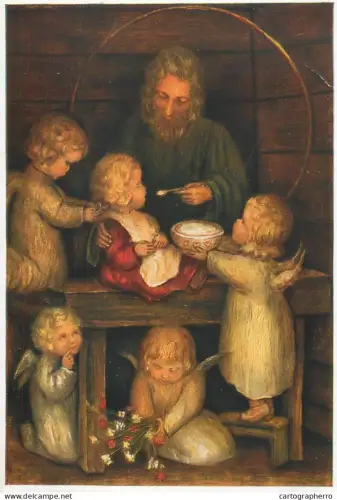 A5406 Religious fine art St Joseph M.Spotl painting