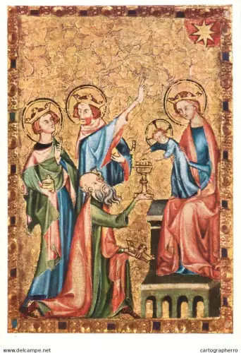 A5404 Religious fine art Kolner Meister Anbetung der drei Konige
