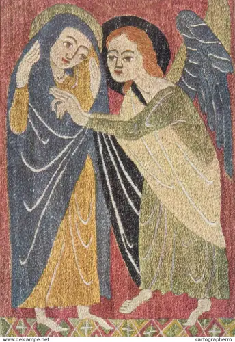 A5404 Religious fine art Annunciation Paula Preisinger painting