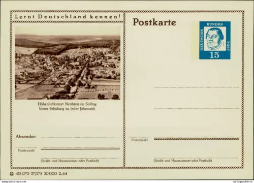 A5937 German illustrated postal stationery postcard Soling