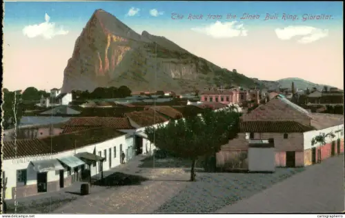 A5939 Gibraltar Rock from the Linea Bull Ring