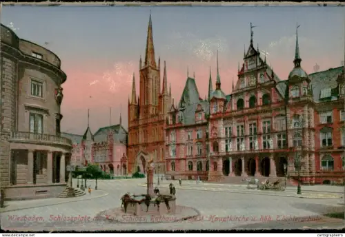 A5939 Germany Wiesbaden AK Schlossplatz