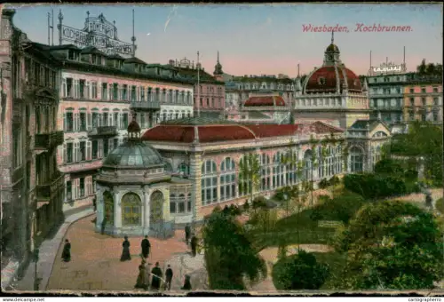 A5939 Germany Wiesbaden AK Kochbrunnen