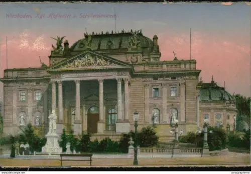 A5939 Germany Wiesbaden AK Hofteater