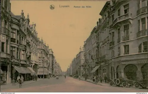 A5939 Belgium Leuven Louvain avenue des allies cpa