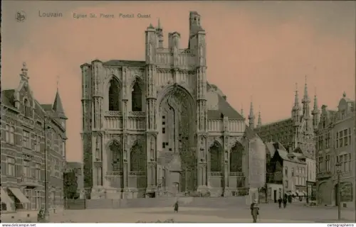 A5939 Belgium Leuven Louvain eglise St. Pierre