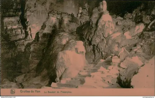 A5938 Belgique Grottes de Han cpa