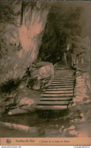 A5938 Belgique Grottes de Han cpa