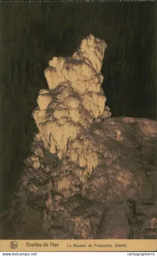 A5938 Belgique Grottes de Han cpa