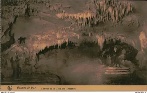 A5938 Belgique Grottes de Han cpa