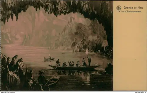 A5938 Belgique Grottes de Han cpa