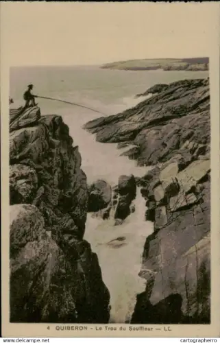 A5938 France Quiberon trou du souffleur