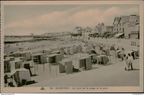 A5938 France Quiberon plage et port