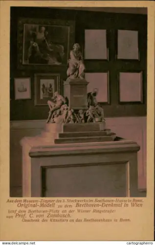 A5938 AK aus dem Beethovenhause in Bonn