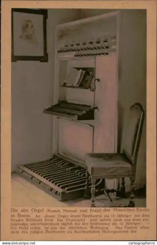 A5938 AK aus dem Beethovenhause in Bonn