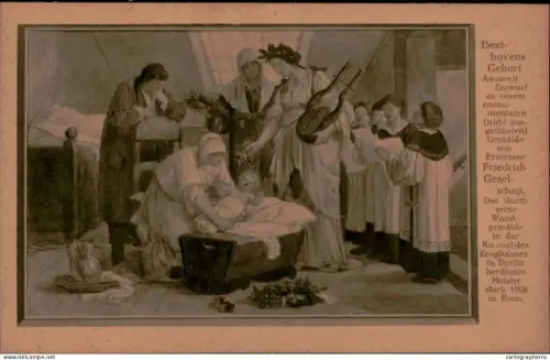 A5938 AK aus dem Beethovenhause in Bonn