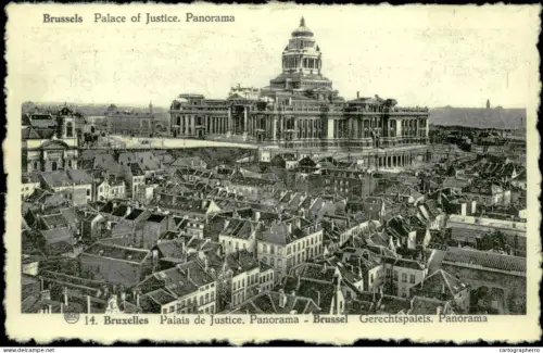 A5938 Belgium Brussels panorama Palace of Justice