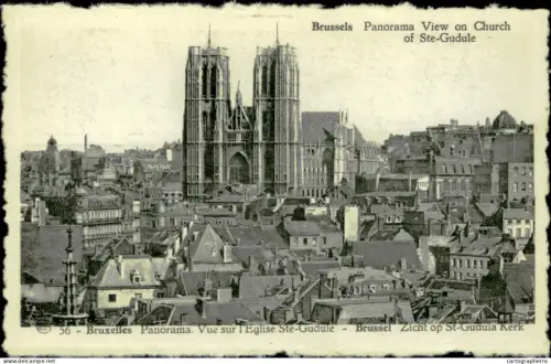 A5938 Belgium Brussels panorama