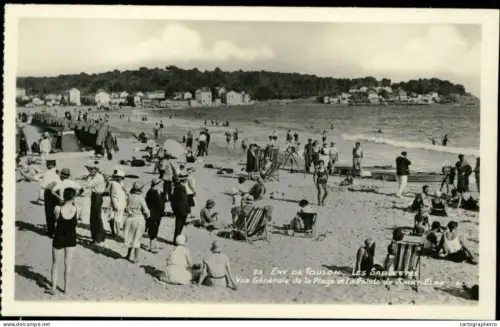 A5938 France les Sablettes plage Pointe de Saint Elme